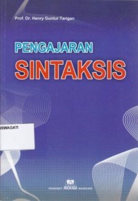 Image of Pend. Bahasa dan Sastra Indonesia. Pengajaran Sintaksis