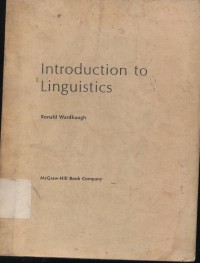 Image of Pend. Bahasaa Inggris. Introduction to Linguistics