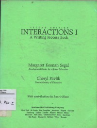 Image of Pend. Bahasa Inggris. Interactions I A Writing Process Book