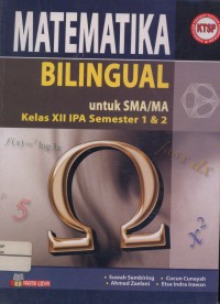 Image of Pend. Matematika.Matematika Bilingual untuk SMA Kelas XII IPA Semester 1 dan 2