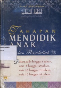 Image of Pend Umum. Tahapan Mendidik Anak Teladan Rosulullah