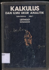Image of Pand. Matematika. Kalkulus dan Ilmu Ukur Analitik Jilid 1