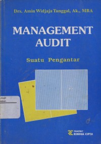 Image of Pend.ekonomi. MANAGEMENT AUDIT (suatu pengantar)