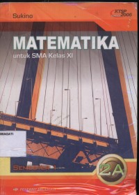 Image of Pend. Matematika.Matematika 2A untuk SMA Kelas XI