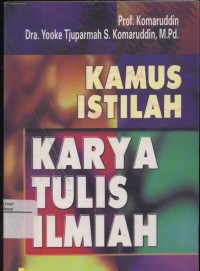 Image of Pend. Bahasa Indonesia.Kamus Istilah karya tulis ilmiah