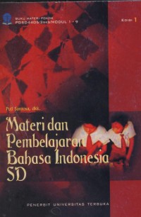 Image of Pend.Umum. Materi dan pembelajaran bahasa Indonesia SD