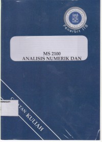Image of Pend.Matematika.Analisis Numerik Dan Pemerograman + T