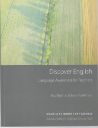 Image of Pend. Bahasa Inggris. Discover English: language awareness for teachers