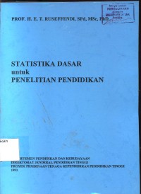 Image of Pend. umum.Statistik Dasar untuk Penelitian Pendidikan